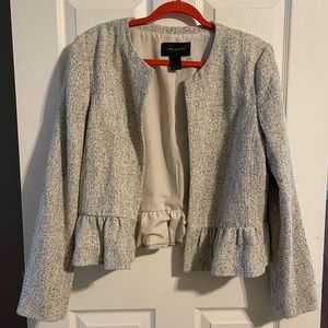 EUC Ann Taylor peplum blazer jacket size 16